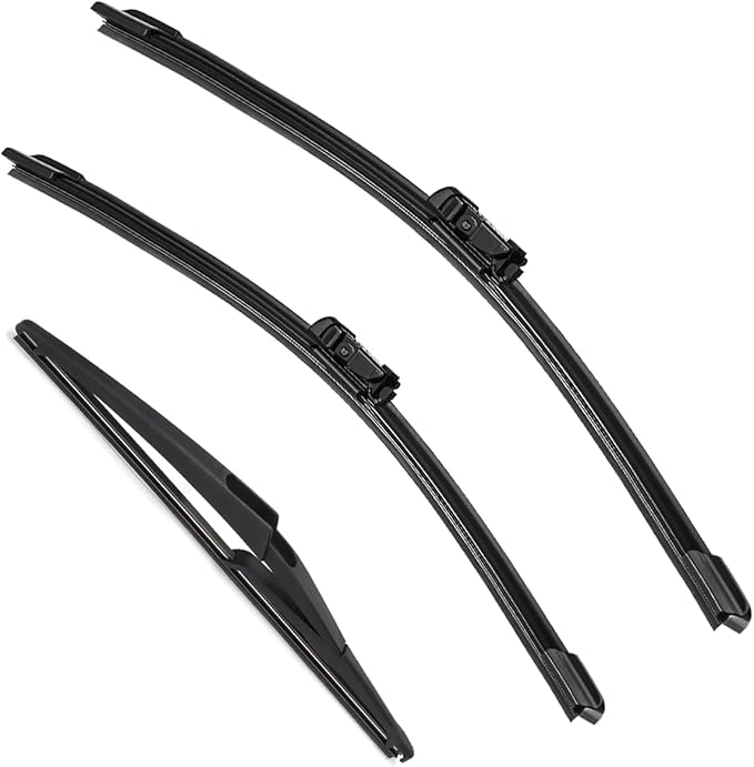 3 Pack Windshield Wiper Blades Compatible with 2015-2020 Jeep Renegade Original Factory Quality Front Rear Wipers Blade Set for My Car - 22"/20"/10"