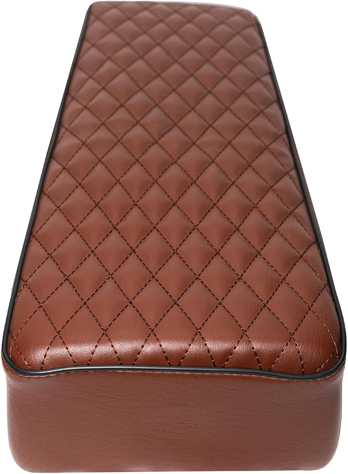 JMCHstore Upgraded 19'' Seat for Coleman ct200u, Baja DB30 (Blitz, Dirt Bug, Racer) ct200 200cc 196cc Motor 6.5HP Mini bike Trail Powersports Parts (Brown Diamond Stitch)
