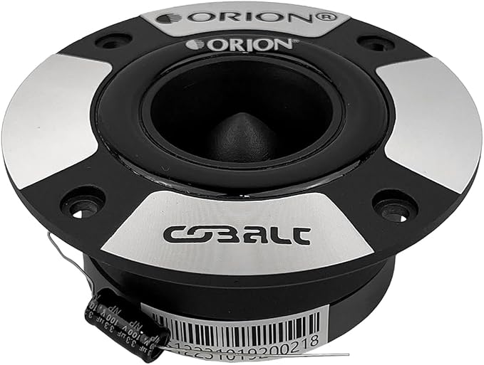 ORION Cobalt Series CTW125 3.9” Super Bullet Tweeter | Aluminum Diaphragm, 1” Voice Coil, 50W RMS, 200W Max, Built-in Crossover - Pro Car Audio Sound System Tweeter (Pair)