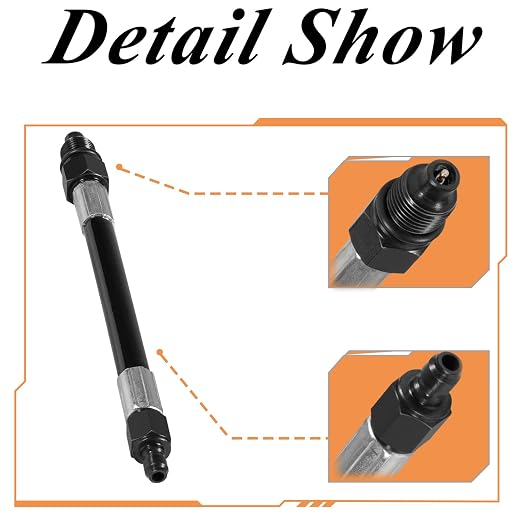 TU-15-24 Diesel Compression Test Adapter Tool M14-1.25 Fits for Ford/Navistar 6.0L & 6.4L Power Stroke, for Navistar/International 6.0L VT365E for International Harvester VT365 4200