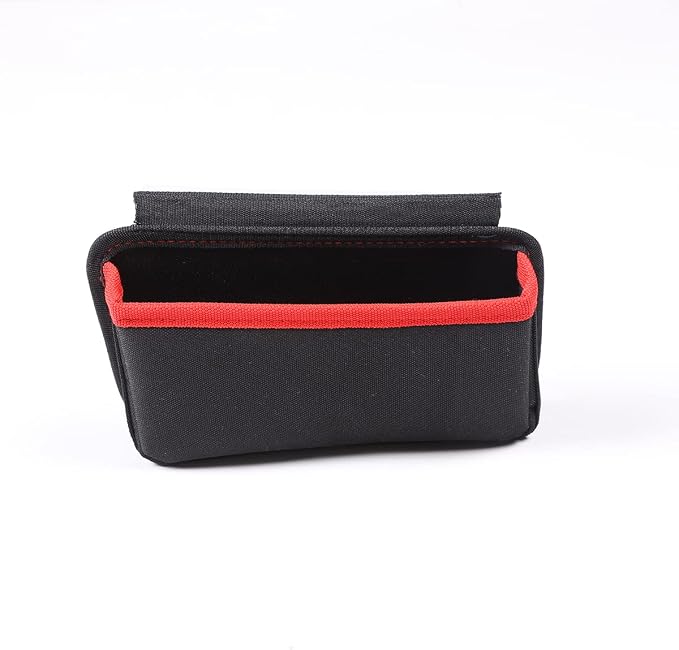 Daeiclru Car Center Console Side Storage Bag Compatible with Chevrolet Corvette C8 2020-2023, Co-Pilot Center Console Hanging Storage Organizer Bag (Center Console Side Storage Bag, Red)