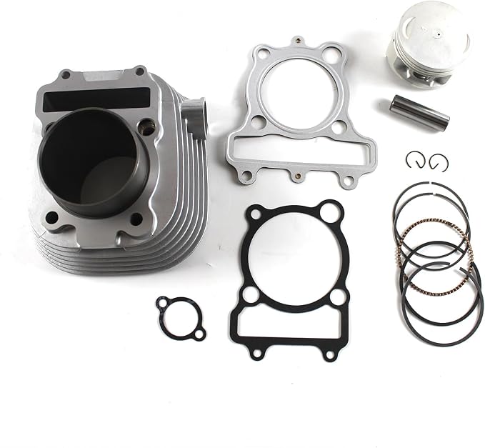 Cylinder Piston Gasket Top End Rebuild Kit Compatible with Yamaha XT225 TTR225 TTR230 Cylinder Piston Gasket Top End Kit Set Bore 70mm Replacement Part