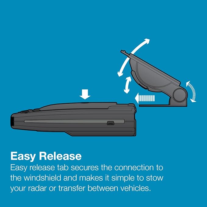 Escort Original StickyCup Silicone Suction Windshield Mount for Compatible Escort Radar Detectors (0020057-2)