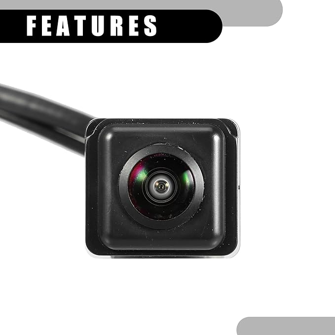 Rear View Back Up Camera No.95B980551L - Car Rear Park Assist Reverse Camera - for Porsche Macan 2015-2020 Plastic Black - 1 Pc