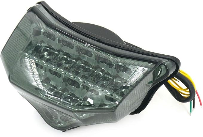 MZS Motorcycle Tail Light LED Integrated Turn Signal Blinker Smoke Compatible with FZ6 FZ-6 FAZER FZ600 2004 2005 2006 2007 2008 2009