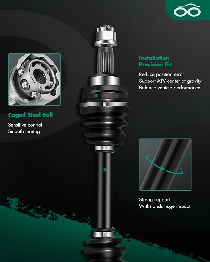 SCITOO CV Axle Drive Shaft Assembly 2000-2005 fits for Honda Rancher 350 Front Left Right