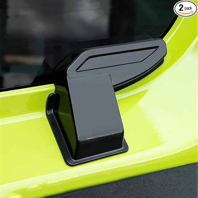 YOCTM 2-PACK ABS Rear Windshield Heating Wire Protection Cover Compatible with Suzuki Jimny 2019 2020 2021 2022 2023 2024 2025 JB64 JB74W Black Protector Cover Trim (Black)