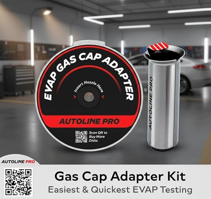 *2025 New Model* Automotive High Volume Smoke Machine (1 psi) - EVAP Leak Detector with Built-in Air Compressor - Model 702B – EVAP Vacuum Exhaust Smoke Detector Tools Kit - Red