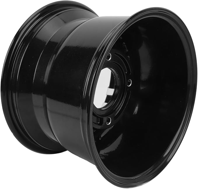10 Inch ATV Wheel Rim, Universal High Strength ATV Aluminum Alloy Rim for ATVs Go Karts Cart 4 Wheel Vehicles (Rear Wheel)