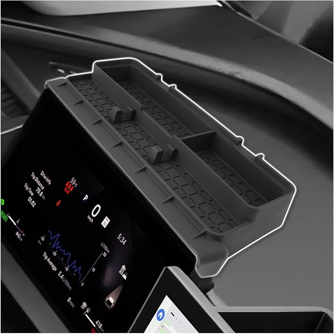 SXCY for 2026 Toyota RAV4 Dashboard Organizer Tray for 2026 Toyota RAV4 Accessories Dashboard Multifunctional Storage Mobile Phone Holder Silicone Console Tray 2026 RAV4 Behind Dash Console Organizer | 2026 RAV4 Dashboard Multifunctional Storage