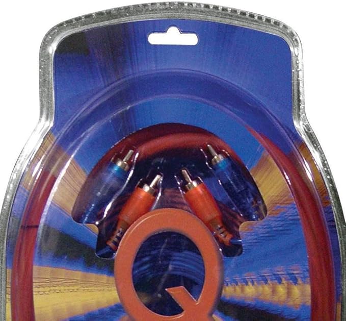 Q Power Super Flex 4-Gauge 3000-Watt Amplifier Car Audio Wiring Amp Kit (2 Pack)