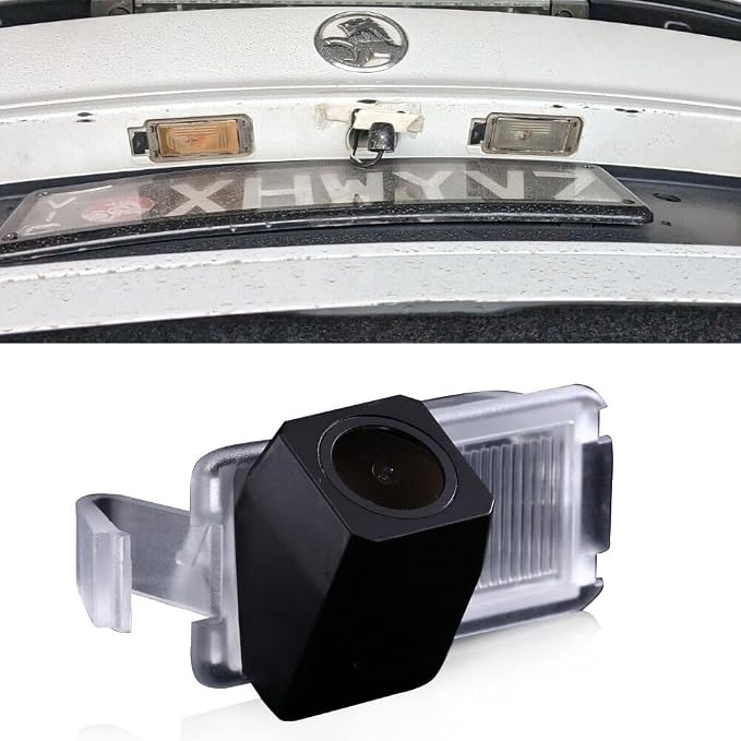 HD Auto License Plate Light Rear View Reversing Backup Camera Parking Compatible with Holden Commodore HSV VE V6 V8 Ute SS Berlina Sedan Wagon/G8 GT/omega/VX VZ VY VF VR VS Maloo Senator (C(65*30MM))