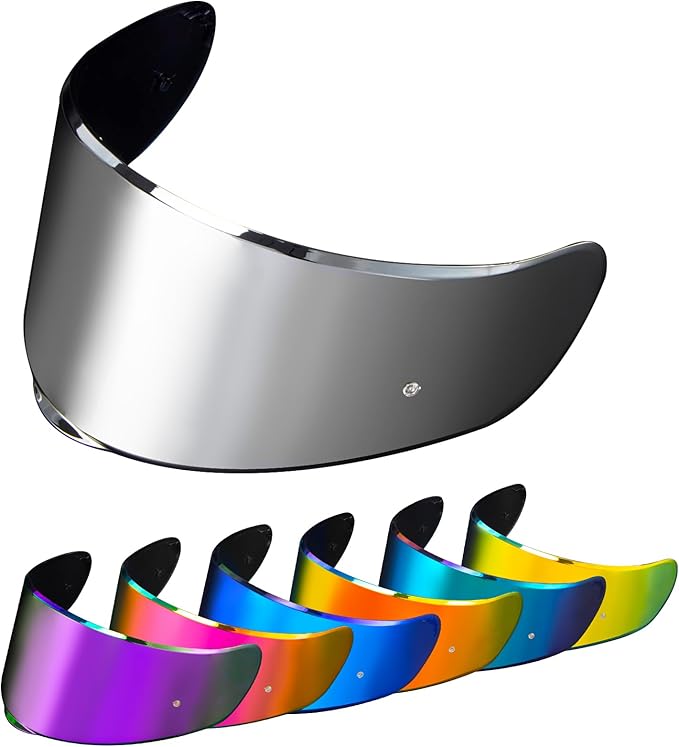 PSLER Sedici Strada 2 Visor - Sedici Strada 2 and Strada 3 Face Shield Motorcycle Helmet visor Accessories Replacement for LS2 FT2 VECTOR Sedici Strada 2 Strada 3 FF801 FF397，Silver