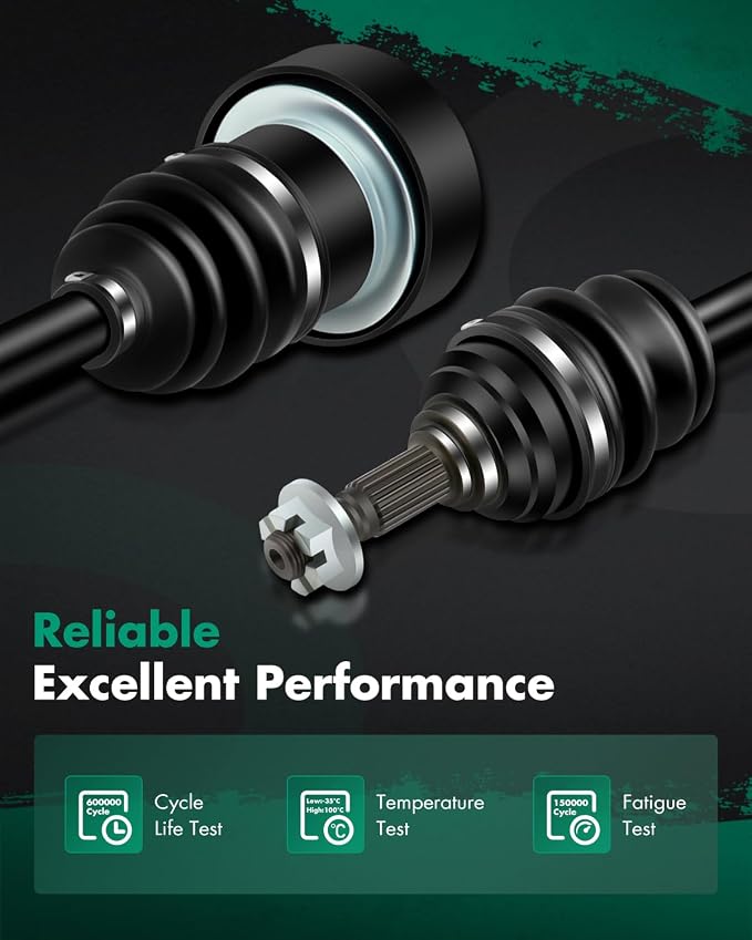 SCITOO Front Left Right CV Axle Shaft Assembly Fit 2002-2004 for Arctic 250 2002-2004 for Arctic 300 2002 for Arctic 375 2002-2004 for Arctic 400 2002forArctic500 1502-530 1502-528