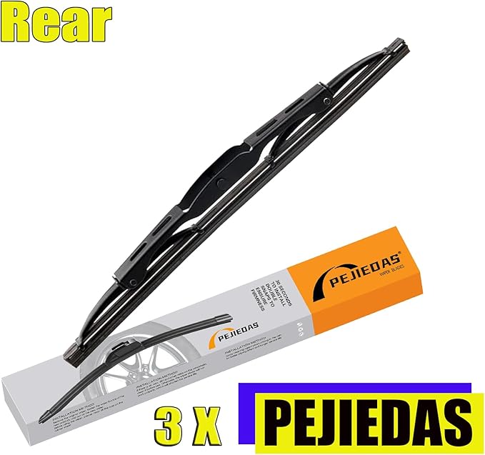 3 Wiper Blades for Chevrolet Trax 2013-2021/Buick Encore 2013-2021/Opel Mokka 2012-2020, OE Genuine Replacement (26″/14″ Front Wiper + 10″ Rear Wiper)