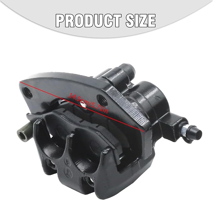 1 Pair 43080-0138 Front Brake Calipers, Replacement for Kawasaki Mule Pro FX FXT FXR DX DXT KAF820 KAF1000 UTV 2015-2024, Replaces 43080-0139