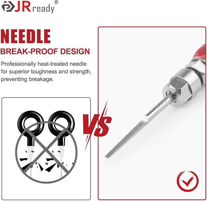 JRready ST5282 Electrical Pin Extractor Tools for AMP/Delphi Metripack/TE/JST/Deutsch Connectors, Pin Removal Tool Kits for Car Repair Electrical Harness and Connectors disassemble terminals