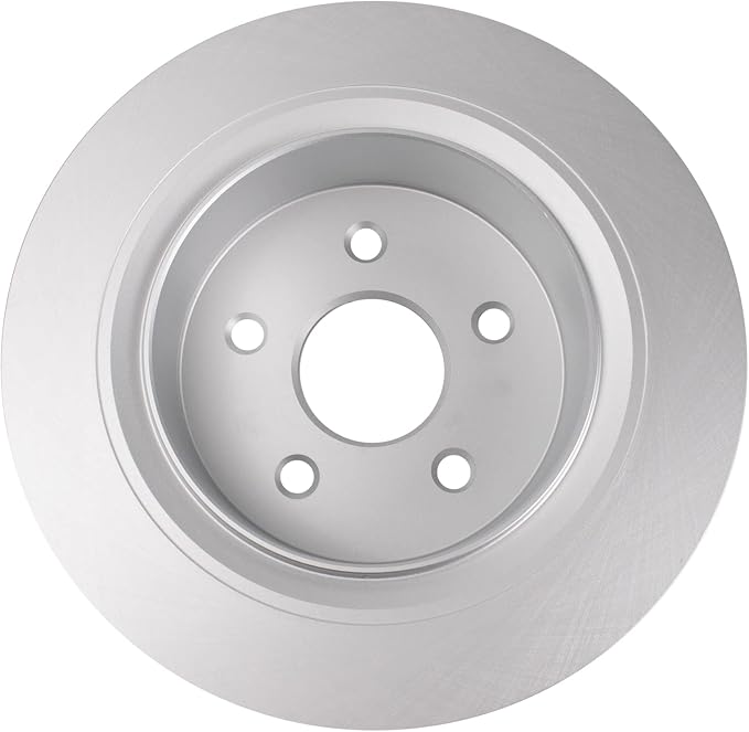 TRQ Rear Brake Rotor Set G Coated Vented Compatible with 2007-2009 Chrysler Aspen 2004-2009 Dodge Durango 2002-2010 Ram 1500 2011-2018 Ram 1500 2019-2023 1500 Classic