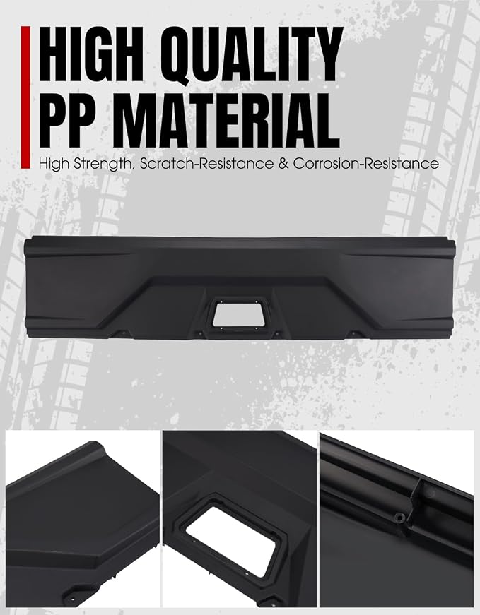 A & UTV PRO Tailgate Outer Panel for 16-25 Polaris Ranger XP 1000 570 900 Full Size CREW XP Accessories, Bed Enclosure Tail Gate Guard Replace #5439114-070