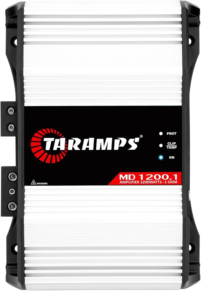 Taramps MD 1200.1 Channel 1200 Watts RMS 1 Ohm Car Amplifier