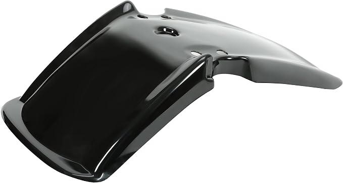 ALMULOO Front Fender Plastic ABS Black Compatible with 1983-1985 Honda ATC200X Three‑Wheeler