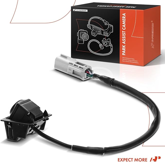 A-Premium Park Assist Camera Rear View Backup Reverse Camera Compatible with Select Chevrolet and GMC Models - 2010-2013 Equinox, 2013-2015 Cruze, 2016 Cruze Limited, 2010-2013 Terrain, Orlando