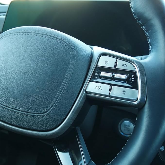 YOUTOOCAR Wood Grain Steering Wheel Cover Trim Compatible with 2020-2024 Kia Telluride 2019-2020 Kia Sorento 2021-2024 Kia Barui Accessories