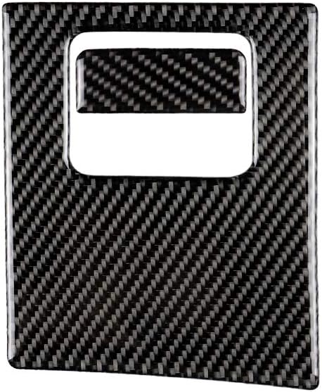 NVCNX Real Premium Carbon Fiber for Toyota Camry Accessories 2018-2024 2019 2020 2021 2022 2023 SE/LE/XSE/XLE/SE Nightshade/L/TRD Gas Hybrid Dash Fuse Box Coin Holder Cover Interior Trim Sticker 2PCs