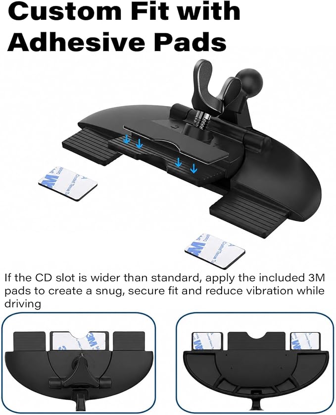 1Zero for Magsafe CD Phone Holder for Car [17 Strong Magnets] Magnetic CD Player Phone Mount, Hollow Socket CD Slot Phone Mount for iPhone 17 16 15 14 13 12 Series Pop Grip Ring Holder Magsafe Case