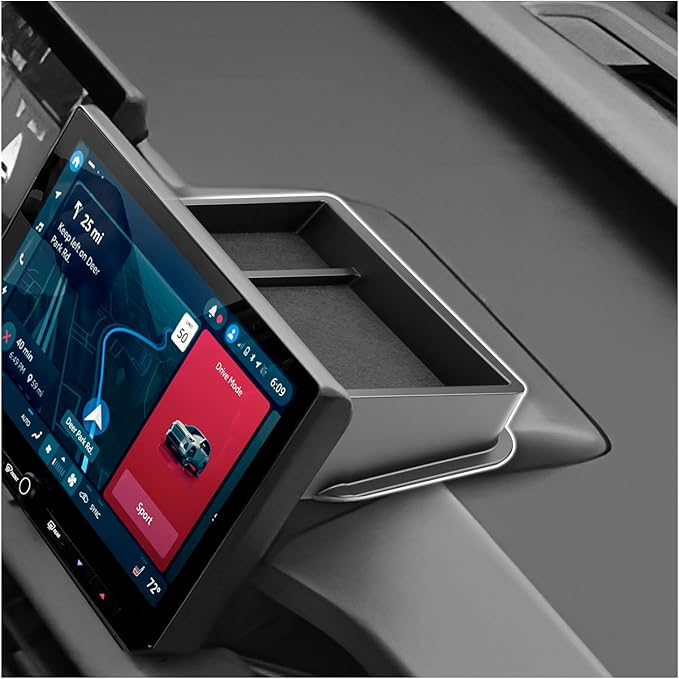 SXCY for 2026 Toyota RAV4 Dashboard Organizer Tray [Only for XSE/Limited 12.9-in] for 2026 Toyota RAV4 Accessories Screen Back Console Tray 2026 RAV4 Behind Dash Console Organizer