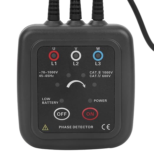 ETCR1000C Non-Phase Sequence Detector - AC 70-1000V Magnetic Base Phase Meter