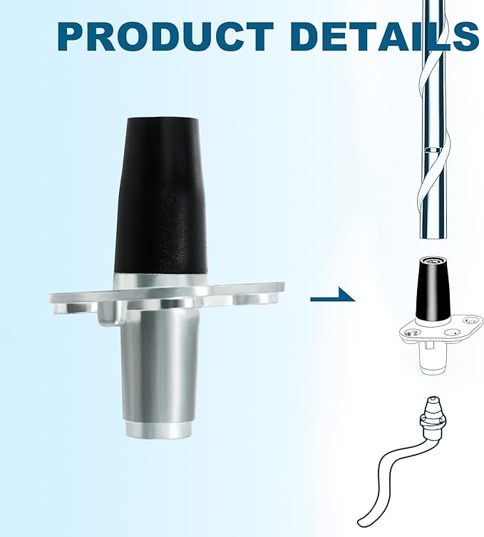 BASIKER Car Radio Antenna Base Mount Fit for 2017-2021 Ford F-250 F-350 Super Duty, Antenna Base Mount Ford Accessories OEM HC3Z-18A984-A 926-535