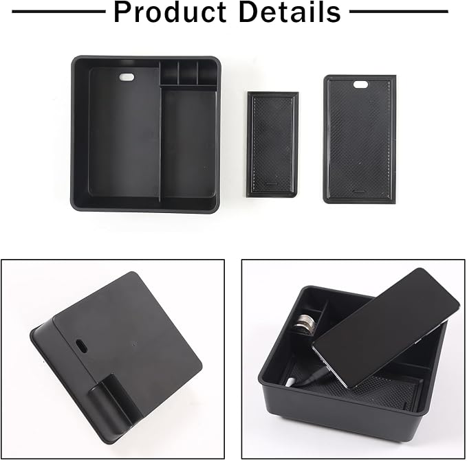 Center Console Organizer Tray Compatible with L@nd Rover Range Rover Sport 2023 2024 Accessories