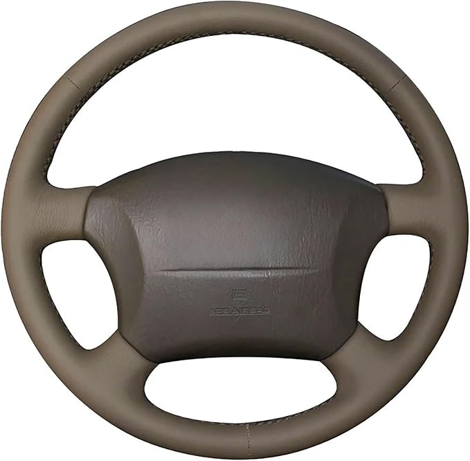 Loncky Leather Steering Wheel Cover for Toyota 4Runner 2003-2009 / Tacoma 2005-2011 /Tundra 2003-2006 /Sienna 2004-2010/Highlander 2004-2007 /Sequoia 2003-2007 /Camry 2005 2006 /Land Cruiser 2003-2007