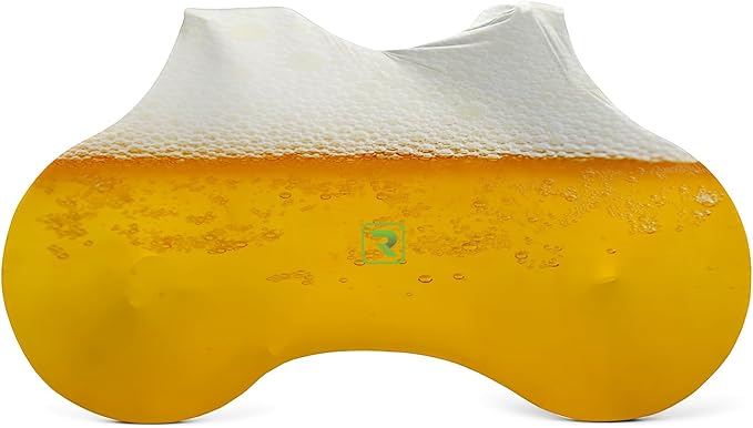 Bike Cover with 5 Zippers, Anti-Scratch Bicycle Storage Guard for Apartment & Garage, Fits Wall Hangers & Car Racks, Dust-Proof Full Protection for Most Bikes (Beer)