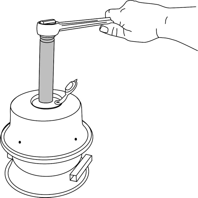 Lisle 49020 Truck Cage Bolt Socket, 15/16”