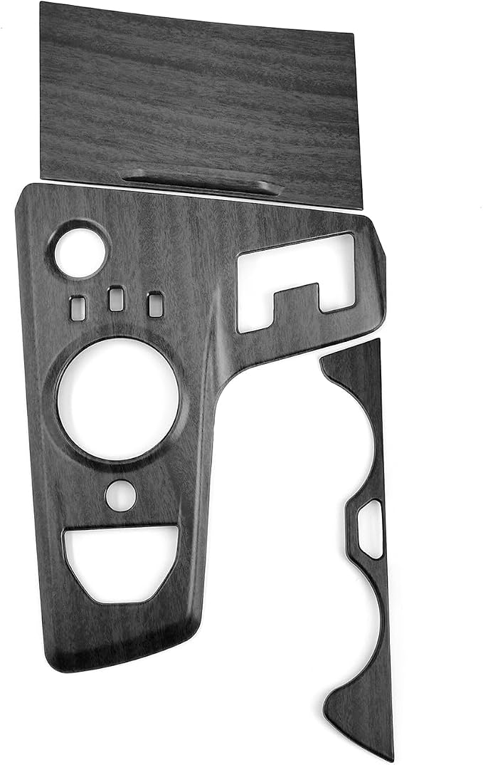 YOUTOOCAR Automatic Gear Shift Panel Covers Interior Trim Compatible with Kia Sportage 2026 Accessories (Wood Grain, with Fingerprint)