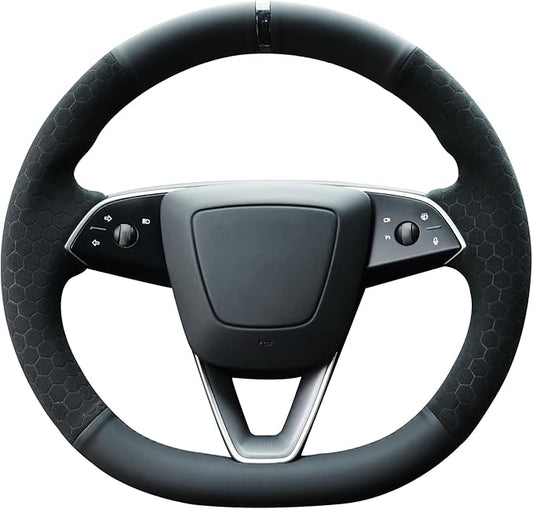 MEWANT Stitching Steering Wheel Cover for Tesla Model 3 Highland 2025 Model Y Juniper Tesla Model Y Juniper Accessory