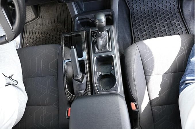 Car ABS Control Gears Shift Panel Protective Trim Frame Compatible with Fit forToyot-a Tacoma 2015 2016 2017 2018 2019 2020 2021 2022 2023 Gears Shift Cup Holder Trim Frame Accessories