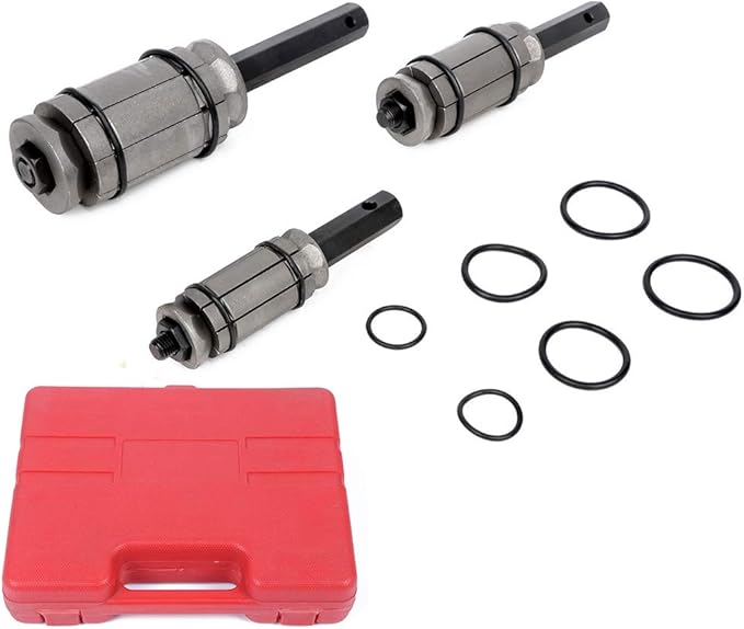 ROADFAR 3 Pcs Tail Pipe Expander Kit 1-1/18" to 3-1/2" Tail Pipe Spreader Tool Set Compatible With Most Cars and Trucks