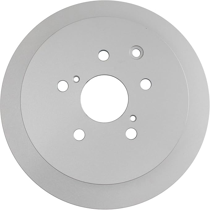 TRQ Rear Brake Rotor Set G Coated Solid Compatible with 2010-2015 Lexus RX350 RX450h 2014-2019 Toyota Highlander 2011-2020 Sienna
