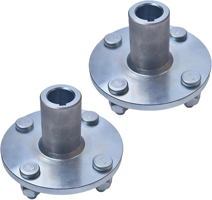 Axle 1" Diameter 44" Steel Axle Rod With 4" x 4" Go Kart Live Axle Hub For ATV Go-Karts Quads Dune Buggies