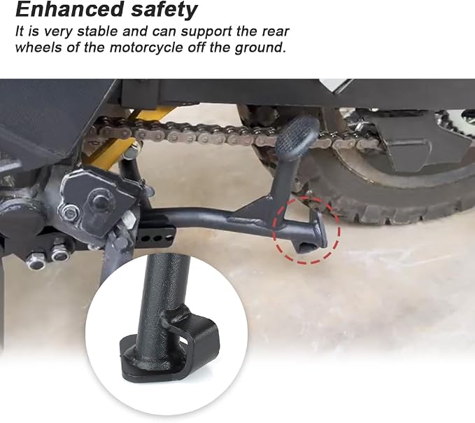 Xitomer Center stand Central Center Kickstand, Fit for KLR650 Gen 3 2022+, Motorcycle Center Kickstand Foot Center Stand