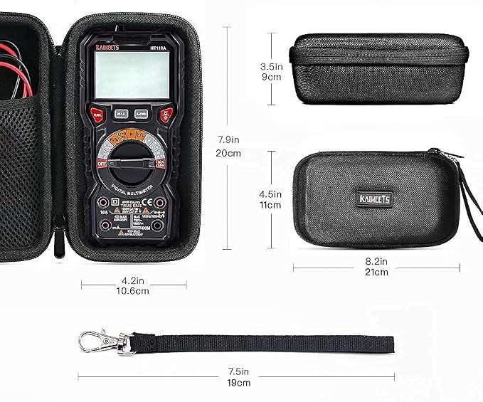 KAIWEETS HT118A Digital Multimeter with Portable Case