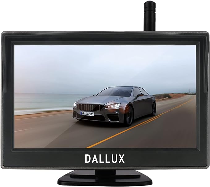 Car Wireless Backup Camera Kit,5 Inch Monitor and 1080P Front/Rear View Adjustable Camera for Car,Pickup,Truck,RV,SUV,Van,Camper Easy Installation Stable Signal Night Vision Waterproof Cam System
