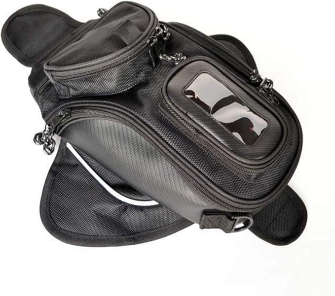 Motorcycle Bicycle Strong Magnet Tank Bag Navigation Bag Portable Storage Transparent Touch Screen Waterproof Storage Bag