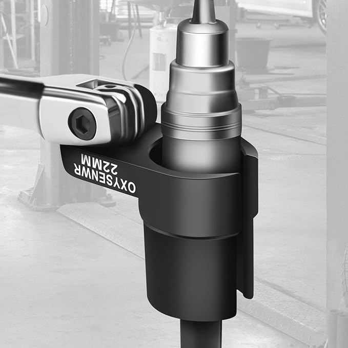 DNA Motoring 7pcs Oxygen Sensor Socket Removal Tool, O2 Removal and Installation Universal Puller and Removal Tool, Sensor Oil Pressure Sending Unit Socket Set, TOOLS-00775