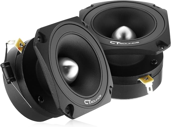 CT Sounds TX-35A 3.5” 600-Watt Titanium Super Tweeters, Pair