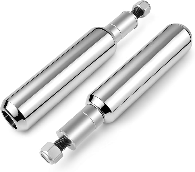 6.5" Al Motorcycle Frame Sliders Falling Crash Protector Upper Shock Mount Guards Falling Side Protector Fit for Dyna 2006-2017 (Smooth Style)