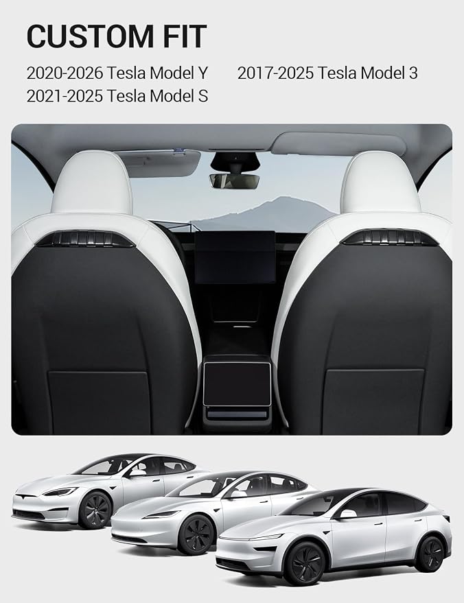 Motrobe Tesla Model Y/3 Center Console Organizer and Tesla Model Y/3/S Seat Hooks